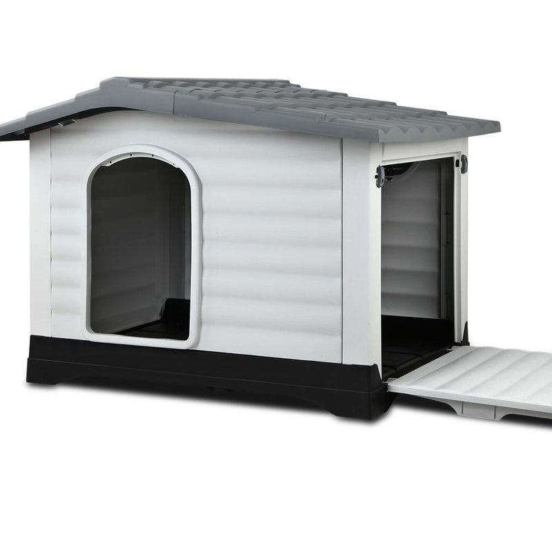 XXL Pet Kennel - Grey - Pet Care - Rivercity House & Home Co. (ABN 18 642 972 209) - Affordable Modern Furniture Australia