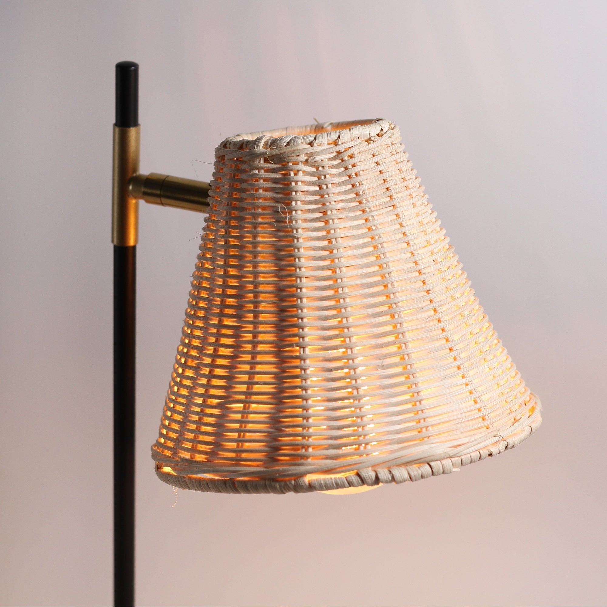 Yvette Rattan Table Lamp - Home & Garden > Lighting - Rivercity House & Home Co. (ABN 18 642 972 209) - Affordable Modern Furniture Australia