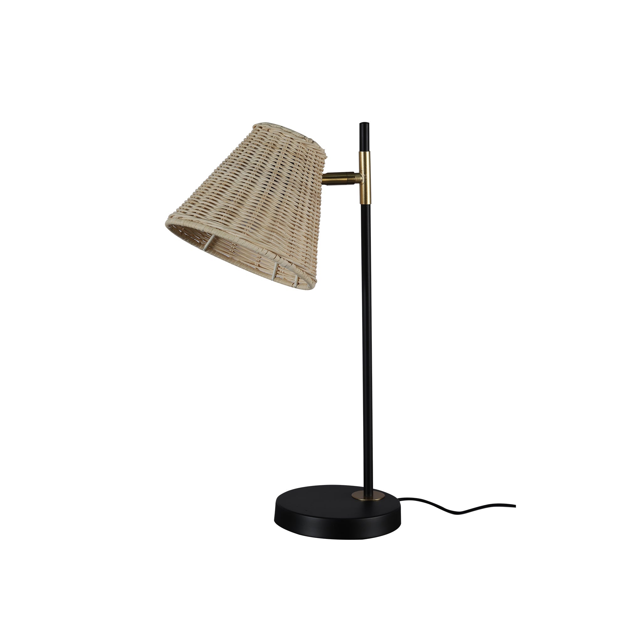 Yvette Rattan Table Lamp - Home & Garden > Lighting - Rivercity House & Home Co. (ABN 18 642 972 209) - Affordable Modern Furniture Australia